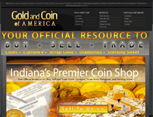 Tablet Screenshot of goldandcoin.com